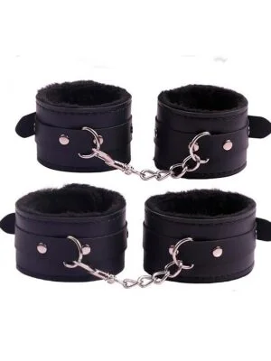 Esposas de Cuero Manos y Pies Bondage