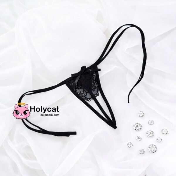 Tanga Con Abertura Inferior