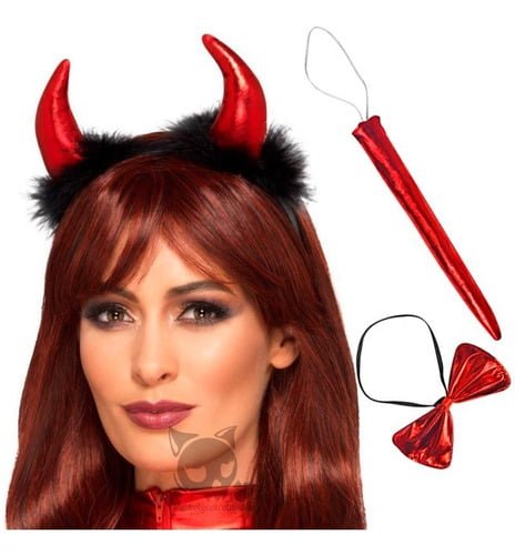 Cuernos y Cola de Diabla