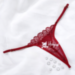 Tanga con Transparencia y Encajes