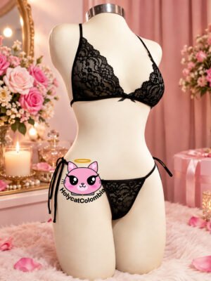 Conjunto de Lencería de Amarre