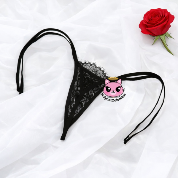 Tanga de Encaje con Amarre