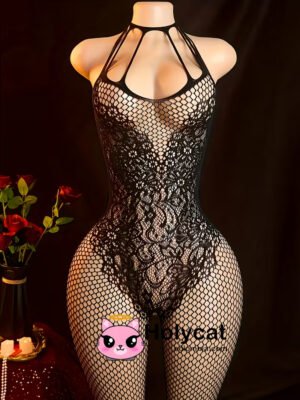 Lencería Sexy Malla con Tiras