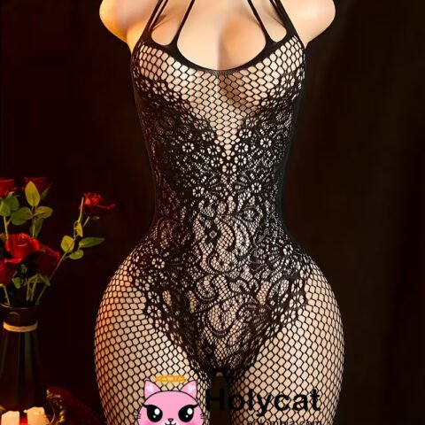 Lencería Sexy Malla con Tiras
