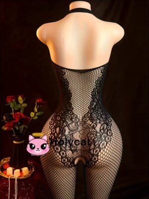 Lencería Sexy Malla con Tiras