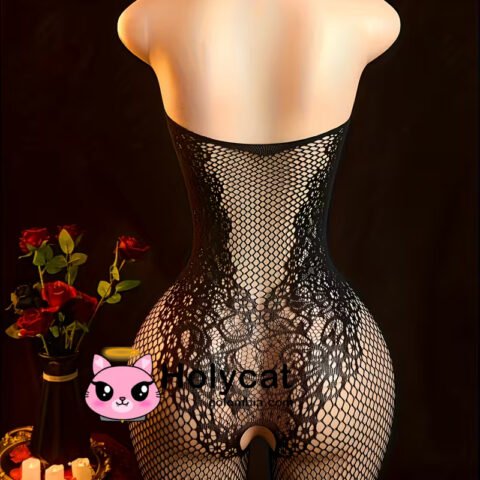 Lencería Sexy Malla con Tiras